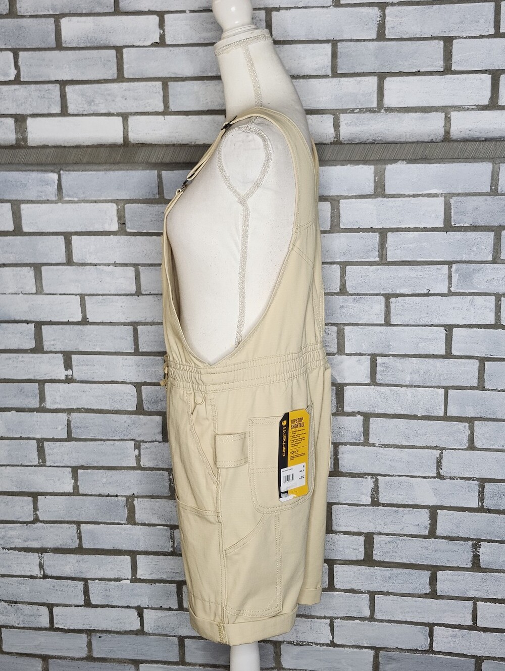 • Carhartt Women's FORCE RIPSTOP SHORTALL - Fast Dry Wicks Sweat Multi Pockets - Picture 3 of 13
